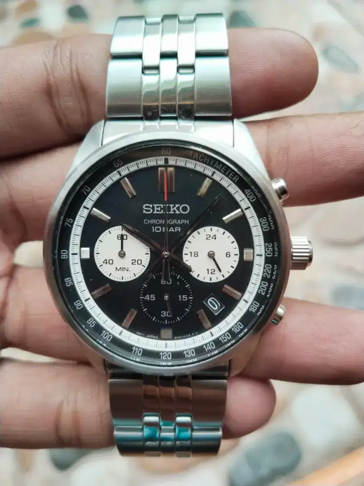 Seiko Chronograph SSB429P1 Reverse Panda Dual Tone Dial