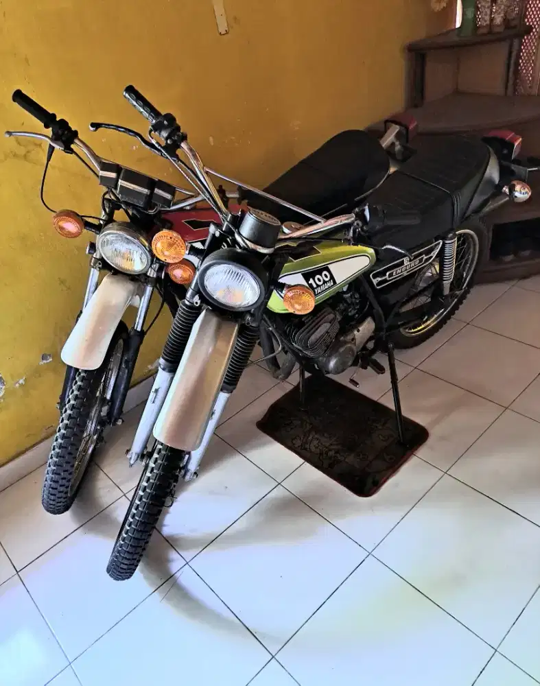 Yamaha dt 100 tahun 1981 trail vintage lawas jadul klasik