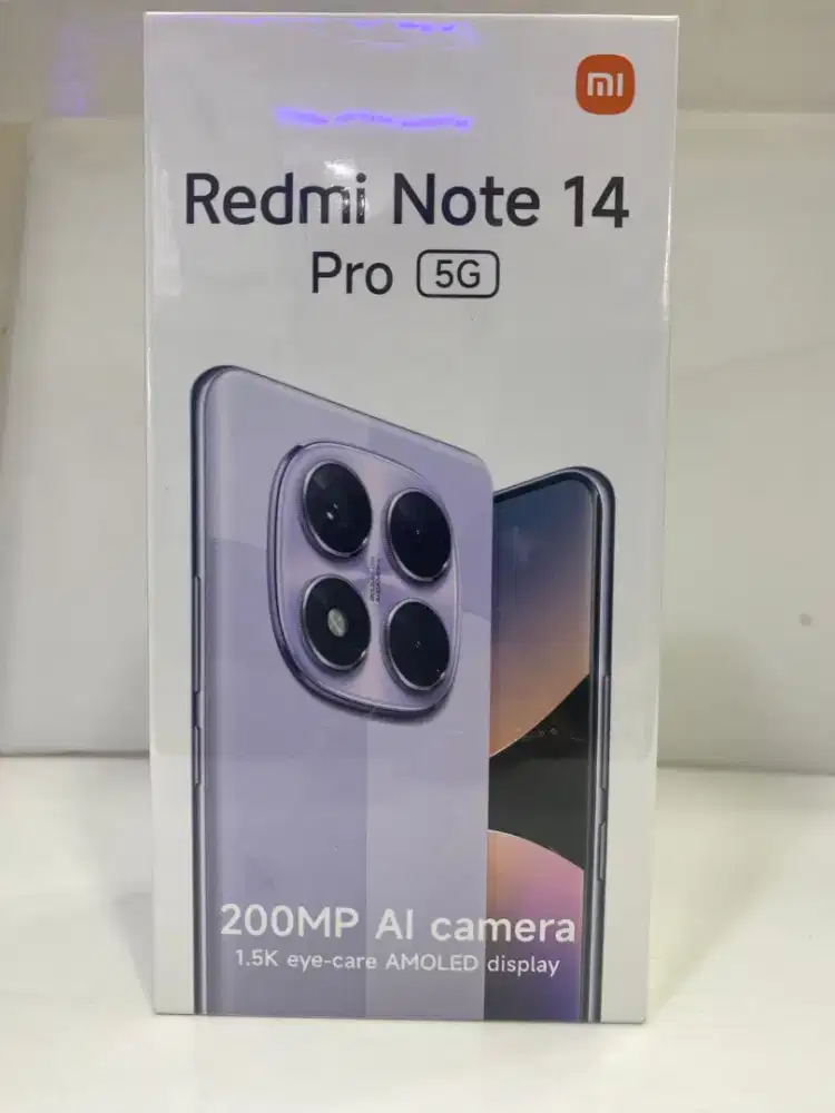 Xiaomi redmi note 14 pro 5g ram 8gb/256gb NFC baru garansi resmi