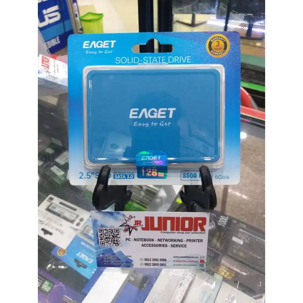 SSD Sata Eaget S500 128GB 2'5 Sata III Solid State Drive Inter