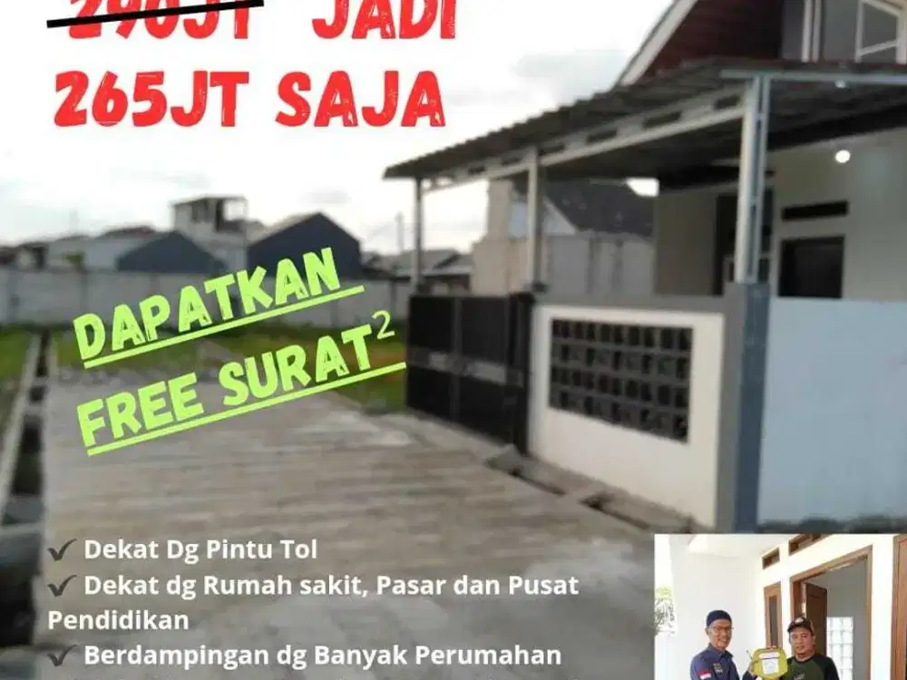 Rumah dengan skema syariah tanpa BI checking free surat surat