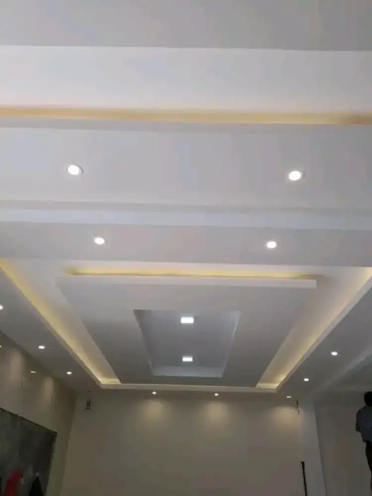 Plafon gypsum dan pvc