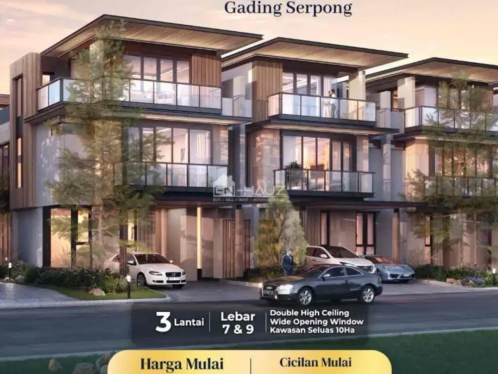 Finore Rumah 3 Lantai Ala Finlandia baru di Gading Serpong