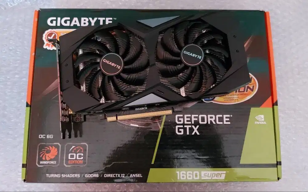VGA Gigabyte GeForce GTX 1660 Super 6GB GDDR6 OC Ver. nVIDIA GTX 1660s