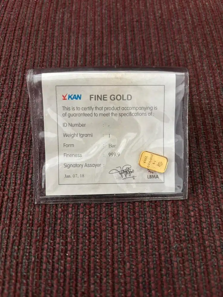 Logam Mulia Emas Antam Retro 1 gr