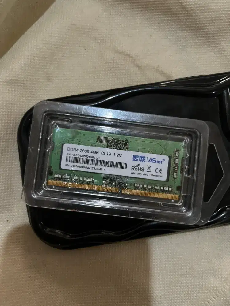Ram Laptop DDR4 2666 4GB CL19 1.2V ASint