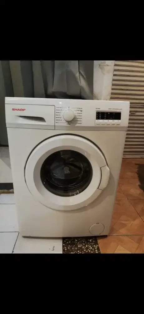 Mesin cuci sharp front loading