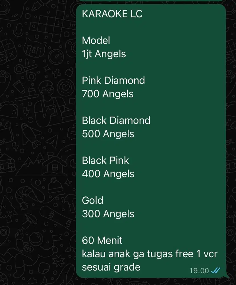 LOKER LC THERAPIST PIJAT FREELANCE CLUB KARAOKE BAYAR HARIAN