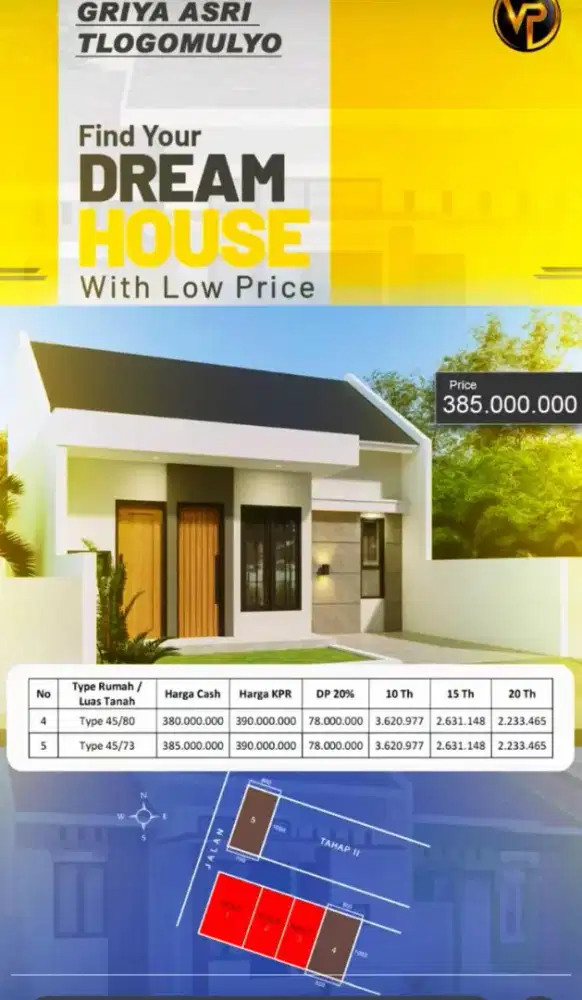 DI JUAL RUMAH BARU SIAP HUNI DI PEDURUNGAN