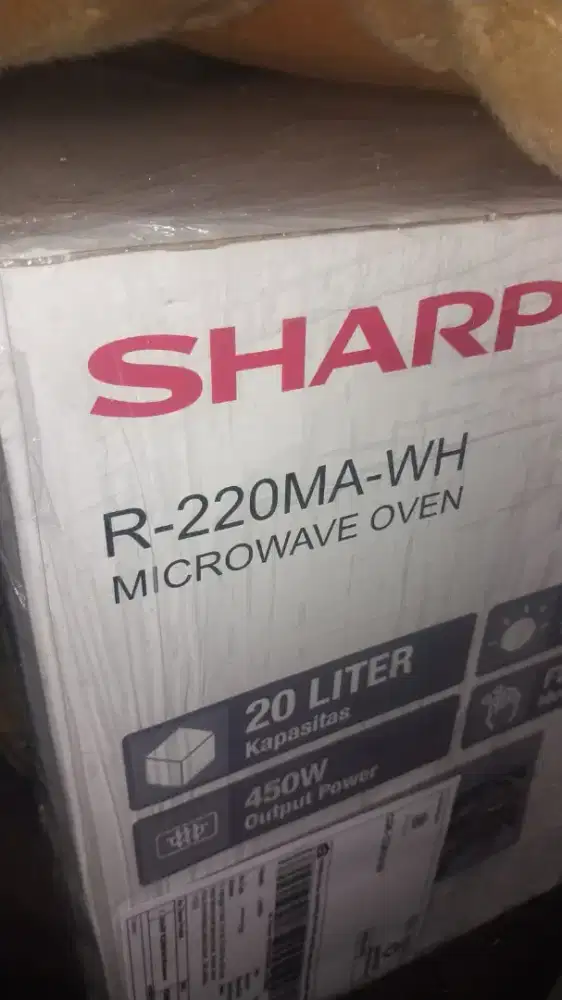 Microwave Sharp R-220MA-WH. Kondisi masih dengan segel. bisa nego.