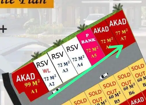 Jual cluster komersil Rp 850.000000 jt/ Over Kredit Rp 350.000000