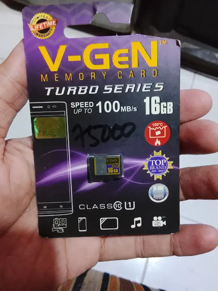Micro SD Ori V-Gen 16gb segel