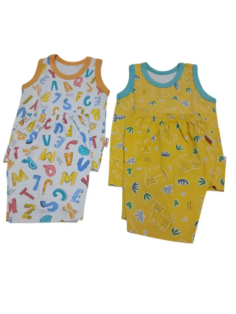 5 Pasang Kaos Oblong bayi/anak cewek cowok