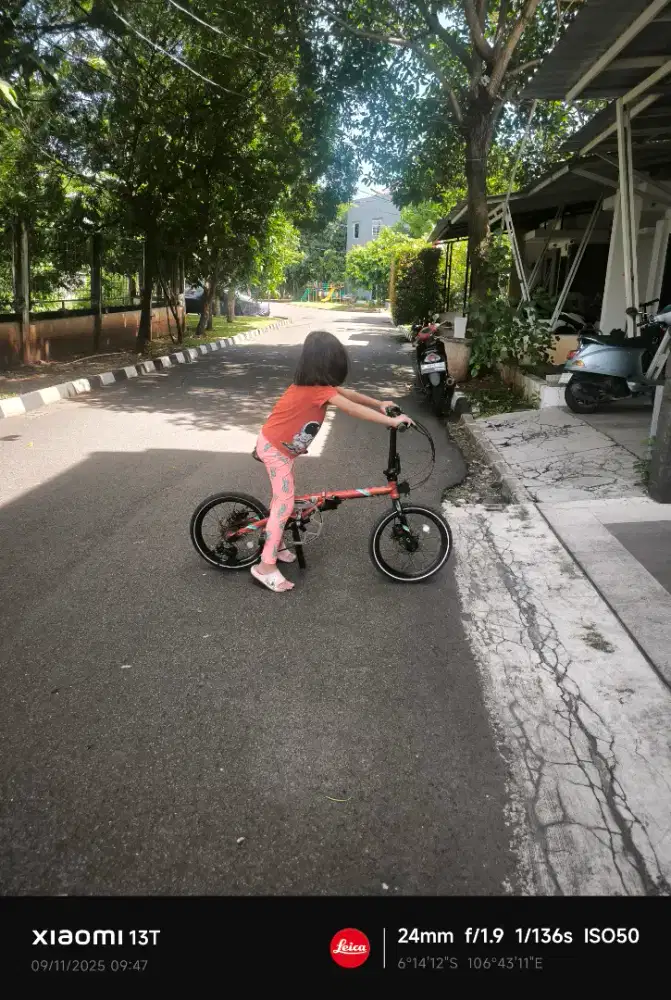 Sepeda lipat bekas element troy 10