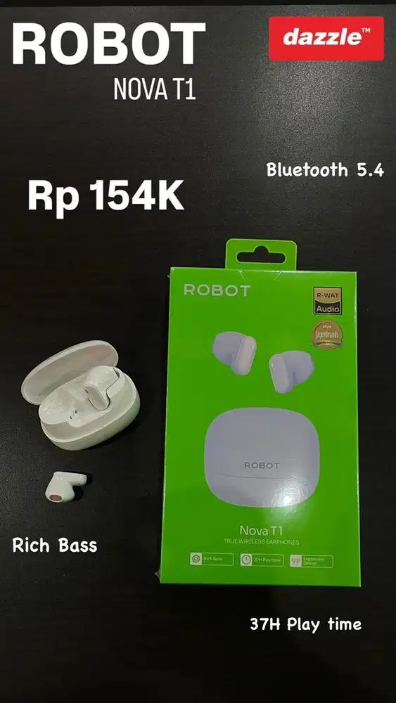 HEADSET NIRKABEL ROBOT NOVA T1