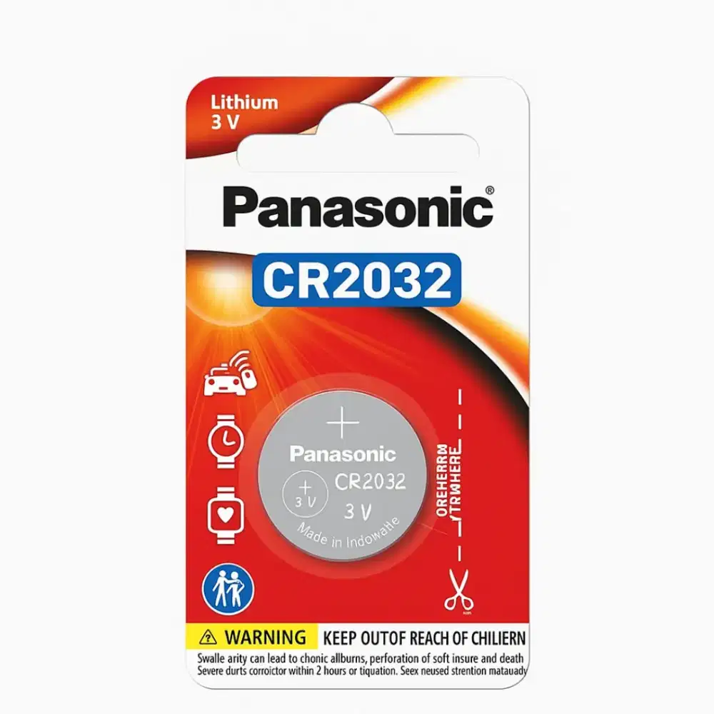 Baterai Panasonic CR2032 3V Battery CMOS BIOS Original Lithium Cell