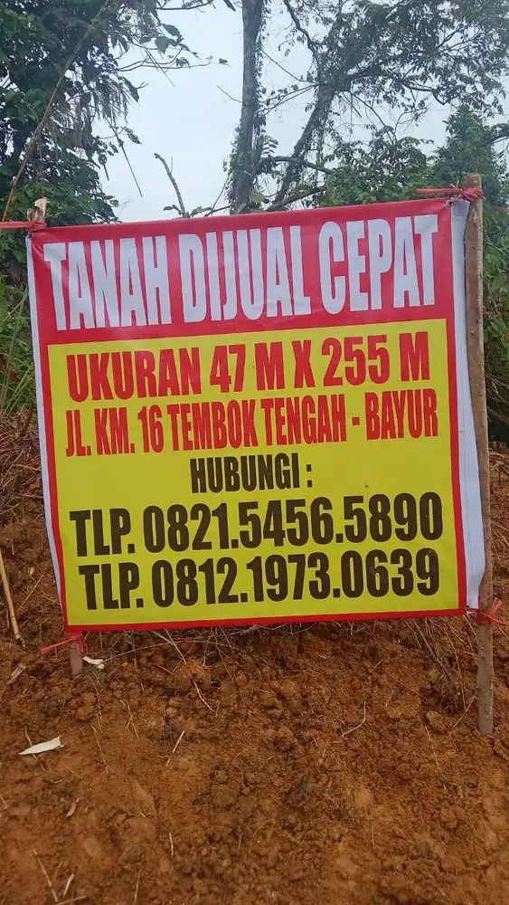 Dijual Tanah Kebun – Lokasi Strategis di Samarinda Utara