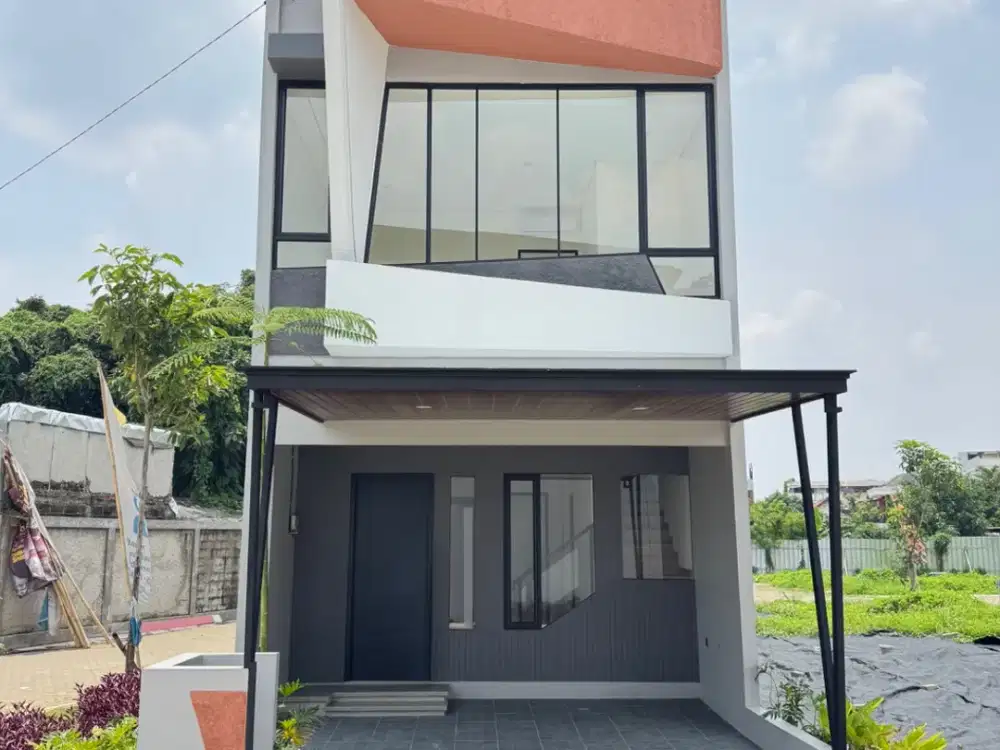 Rumah 2 Lantai Pondok Cabe Pinggir Jalan Utama Dekat Pintu Tol