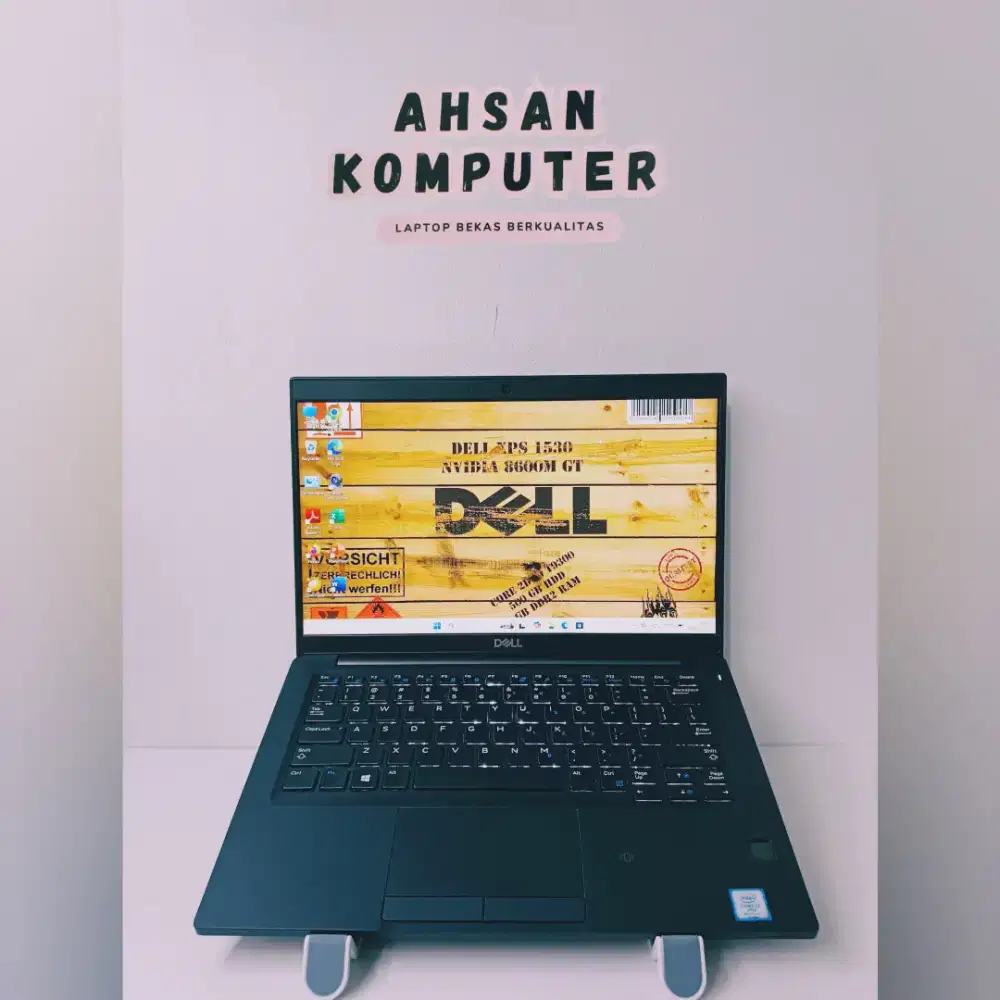 DELL LATITUDE 7390 INTEL CORE i7-8650U 8GB 256GB 13.3 FHD BACKLIT BLK