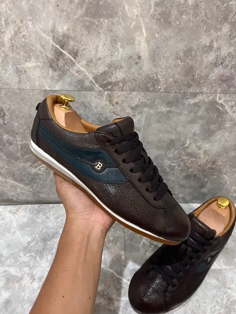 Sepatu Bally Original Sneakers casual second not prada lv gucci adidas