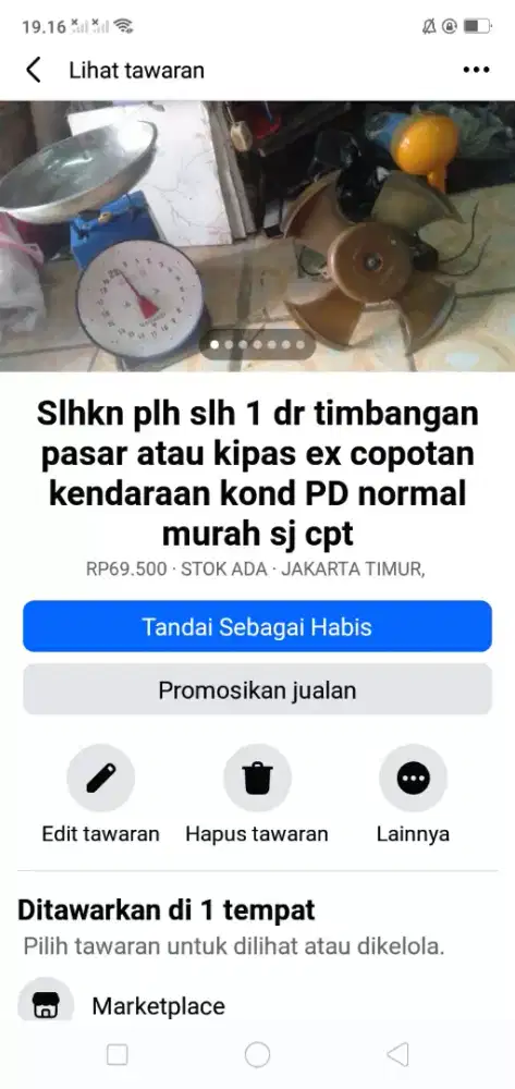 Slhkn plh slh 1 dr timbangan dagang pasar atau sblh nya kond normal
