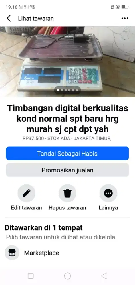 Cocok utk usaha se bh timbangan digital berkualitas kond normal murah
