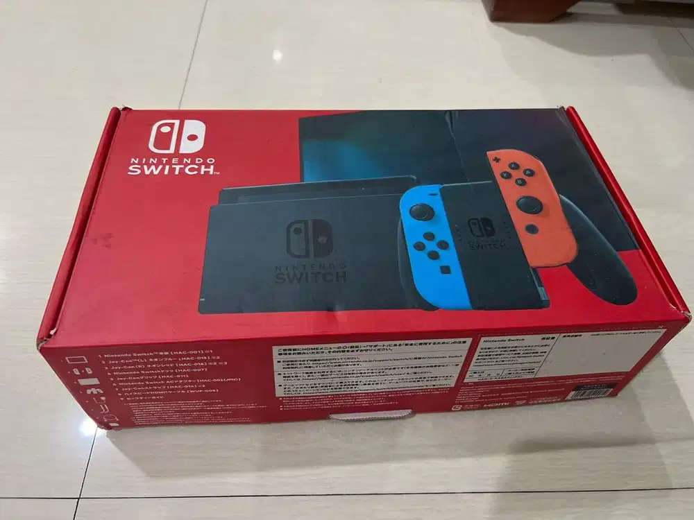 Nintendo switch normal second jarang di pakai dan 3 game trendinh