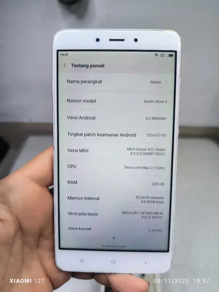 Xiaomi redmi note 4 3/64 fullset