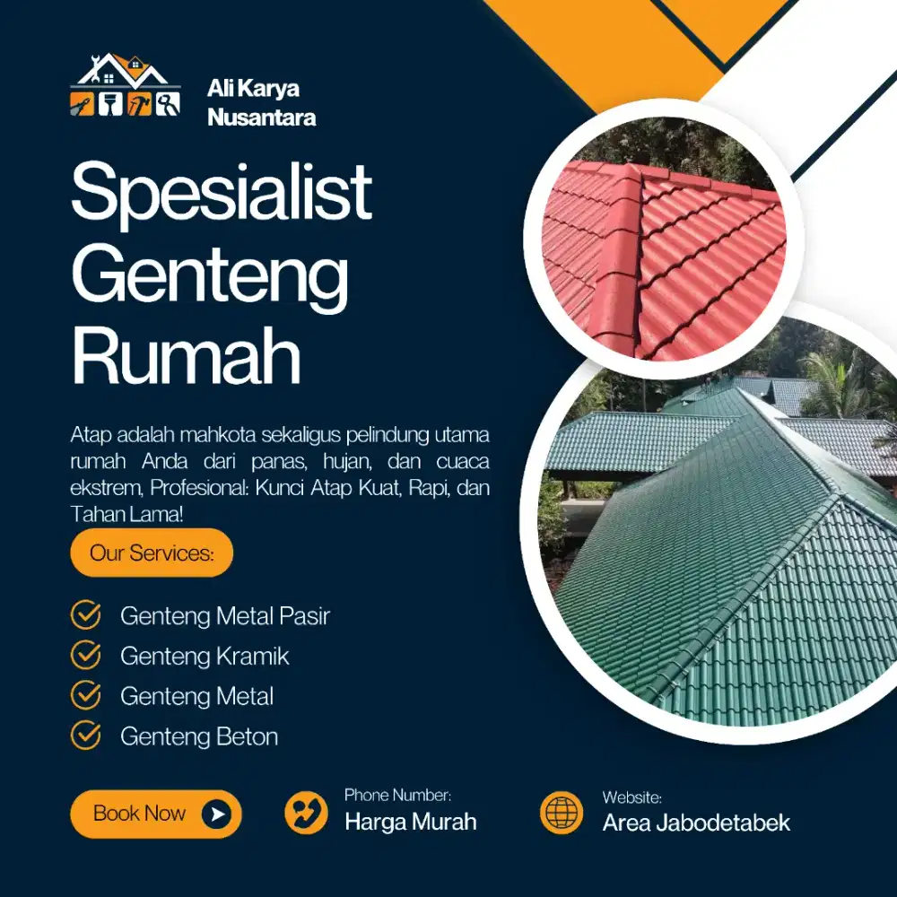 Tukang Genteng Metal Pasir