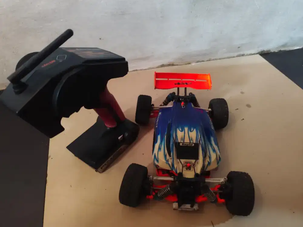 Mobil remmot rc kondisi minus hanya hidup lampu indikator merah