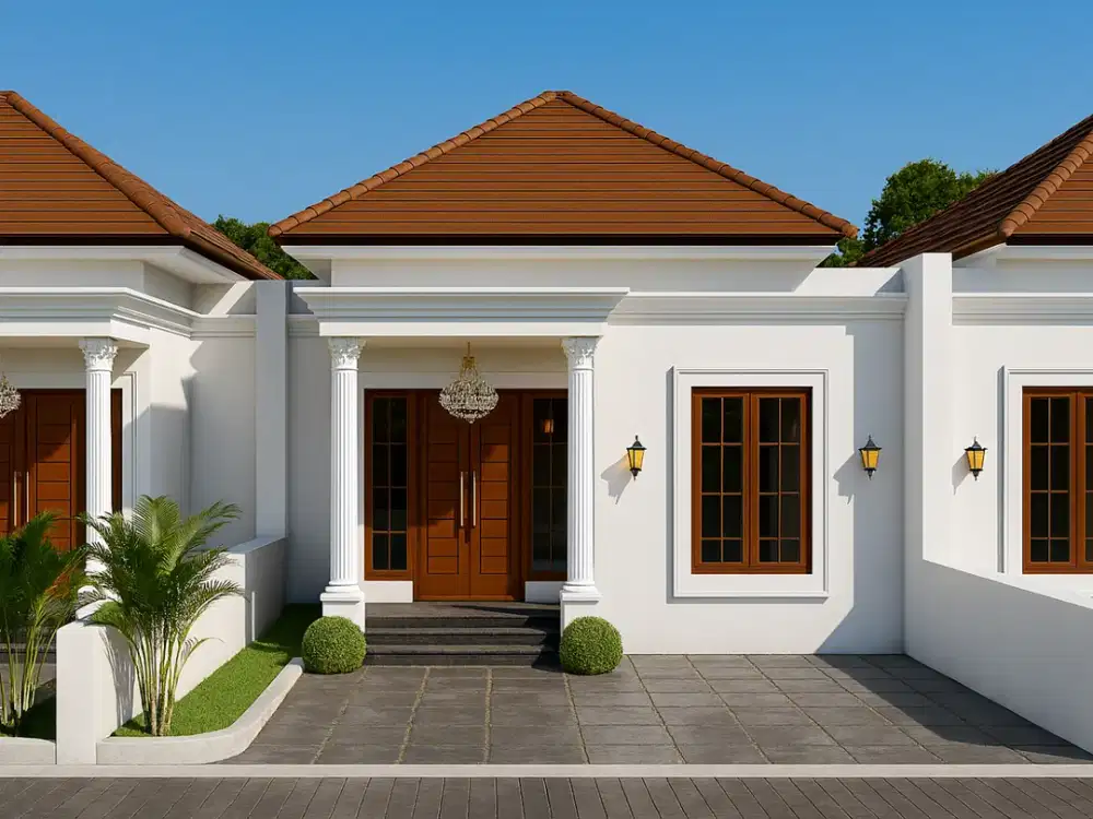 Model Klasik Rumah 1 Lantai Di Imogiri Bantul