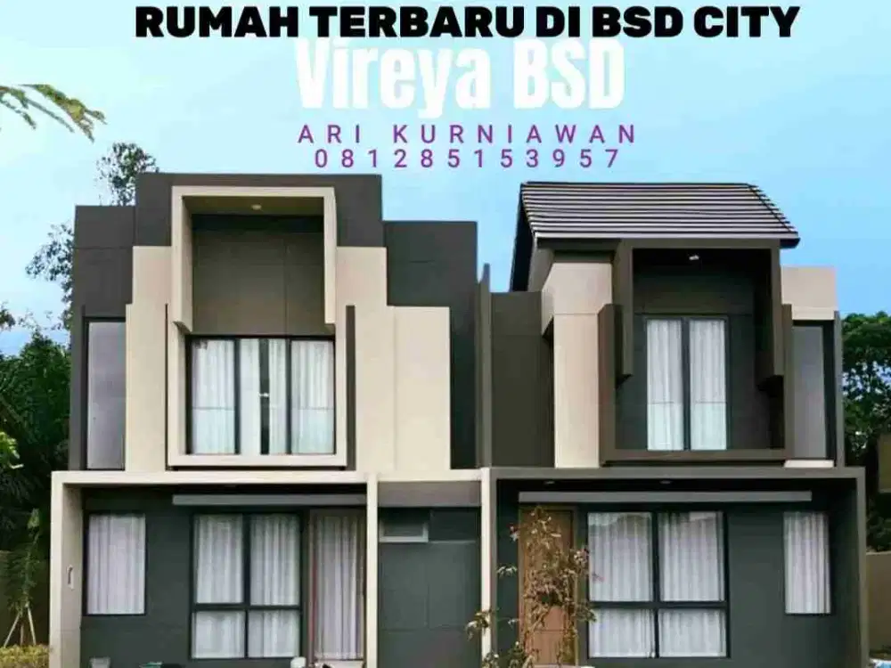 Cluster LYNELLE di kawasan VIREYA BSD CITY hanya 1man murah banget!