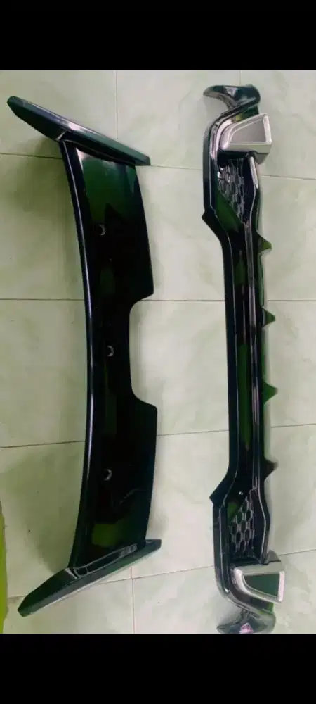 Spoiler urbanite dan difuser Honda Brio