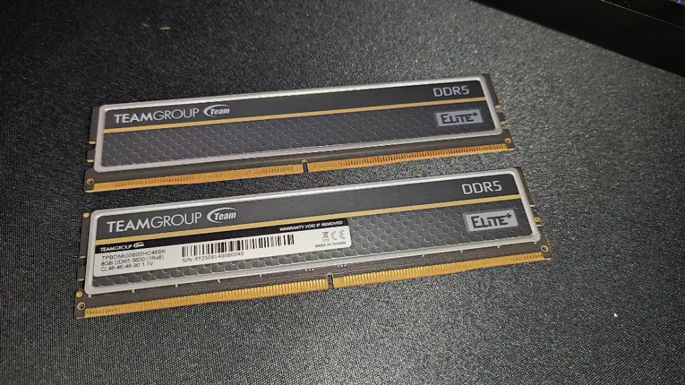 RAM DDR5 16gb 2x8gb Teamgroup Elite
