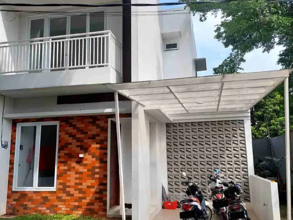 Dijual Rumah Baru 2 lantai Cluster area Jombang Bintaro Tangsel
