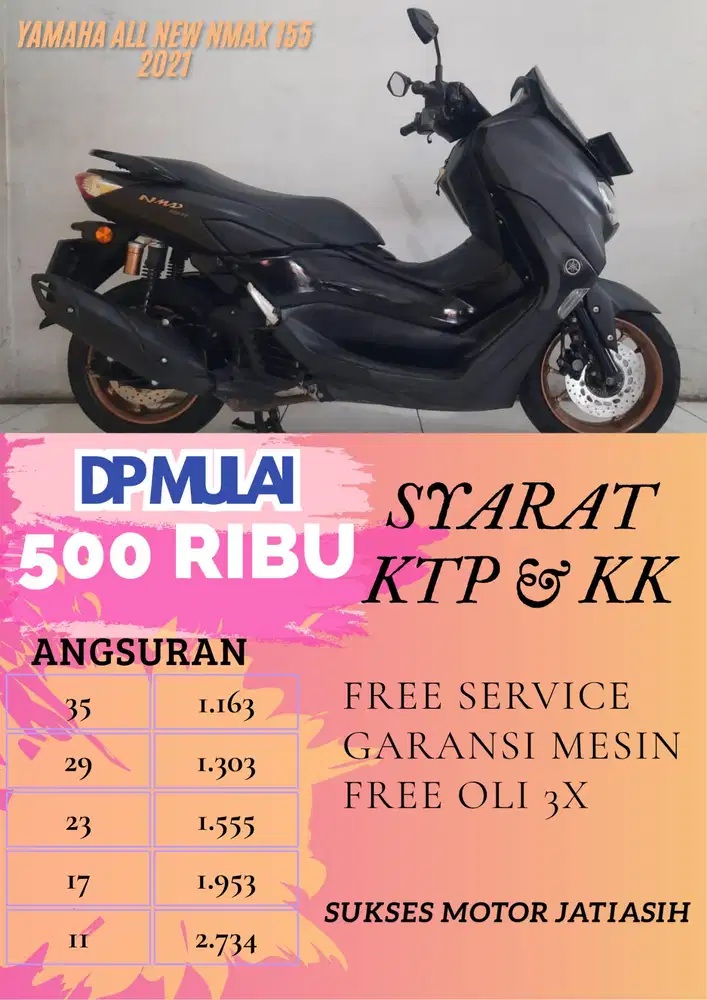 DP MURAH YAMAHA ALL NEW NMAX 155 2021 BISA CASH/KREDIT MENGGUNAKAN CC