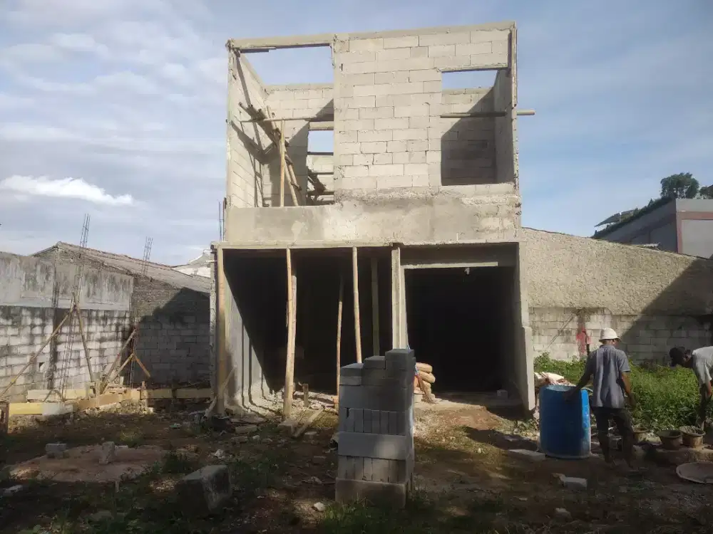 Jual rumah progress 2 lantai