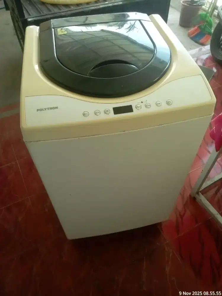 Polytron zero pressure top loading 8,5 kg bekas normal original