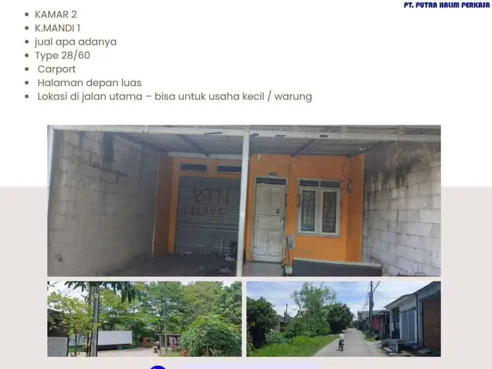 Dijual rumah di Jalan utama Kota Batara, cisoka - tangerang. (CASH ONLY).