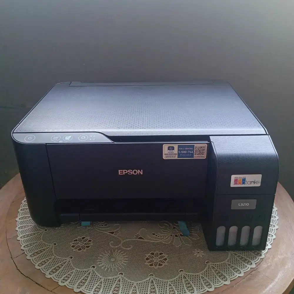 Jual Printer Epson EcoTank L3210 All In One Fullset Second Like New
