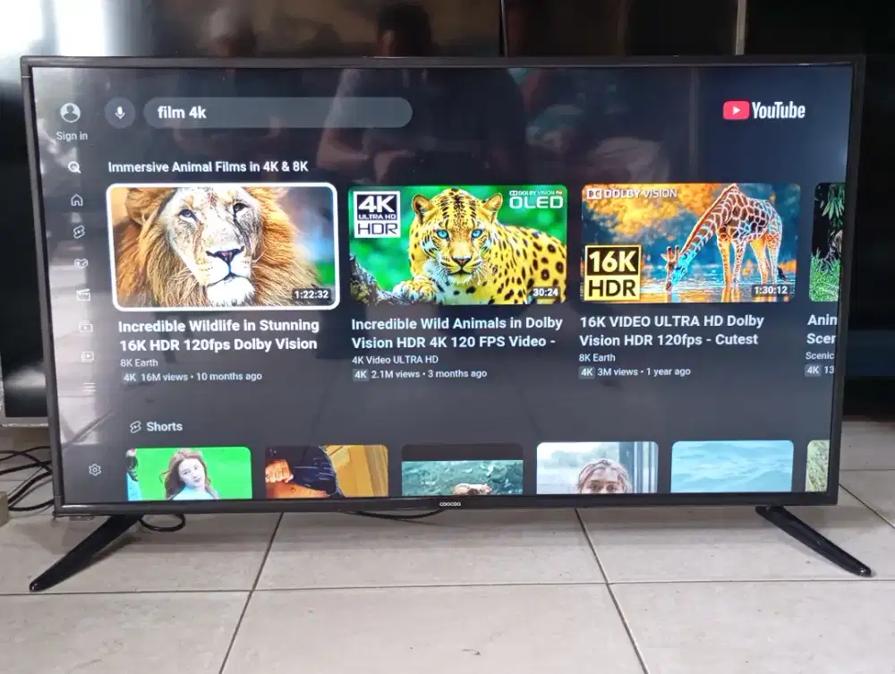 TV LED COOCCA 42 INC TYPE 42S3G ANDROID TV DIGITAL