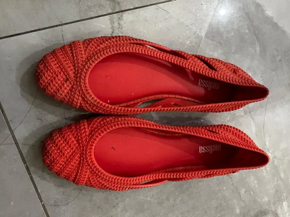 Melissa shoes warna orange