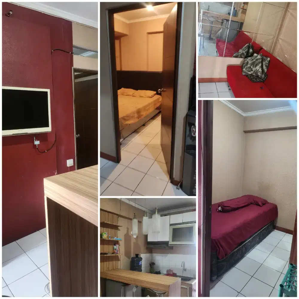 Kamar apartemen type 2 br full fasilitas