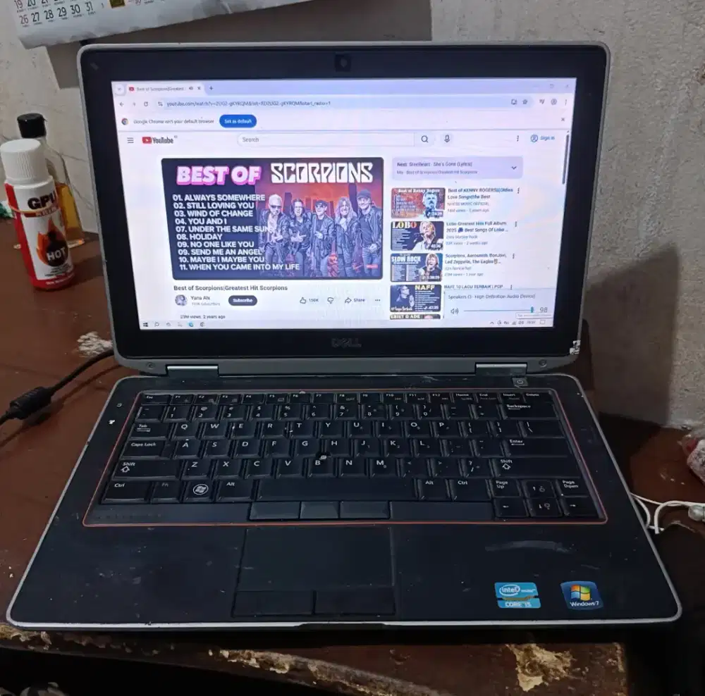 Laptop dell core i5 ram 4 window 10 msh enak buat dipakai