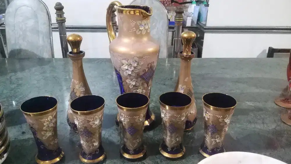 1 SET KRISTAL BOHEMIA