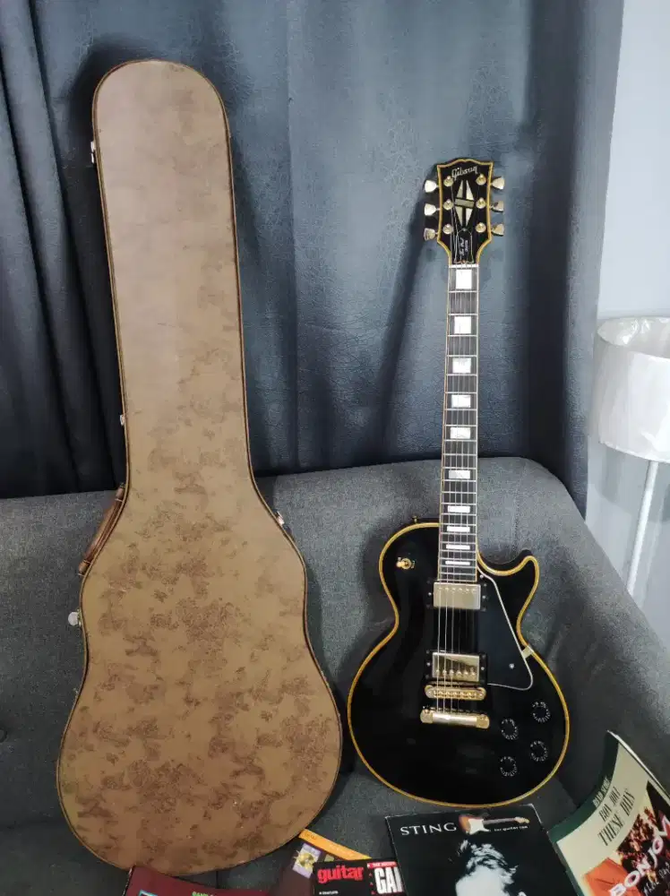 Gibson lespaul Blackbeauty customshop 2013 USA bkn musicman prs fender