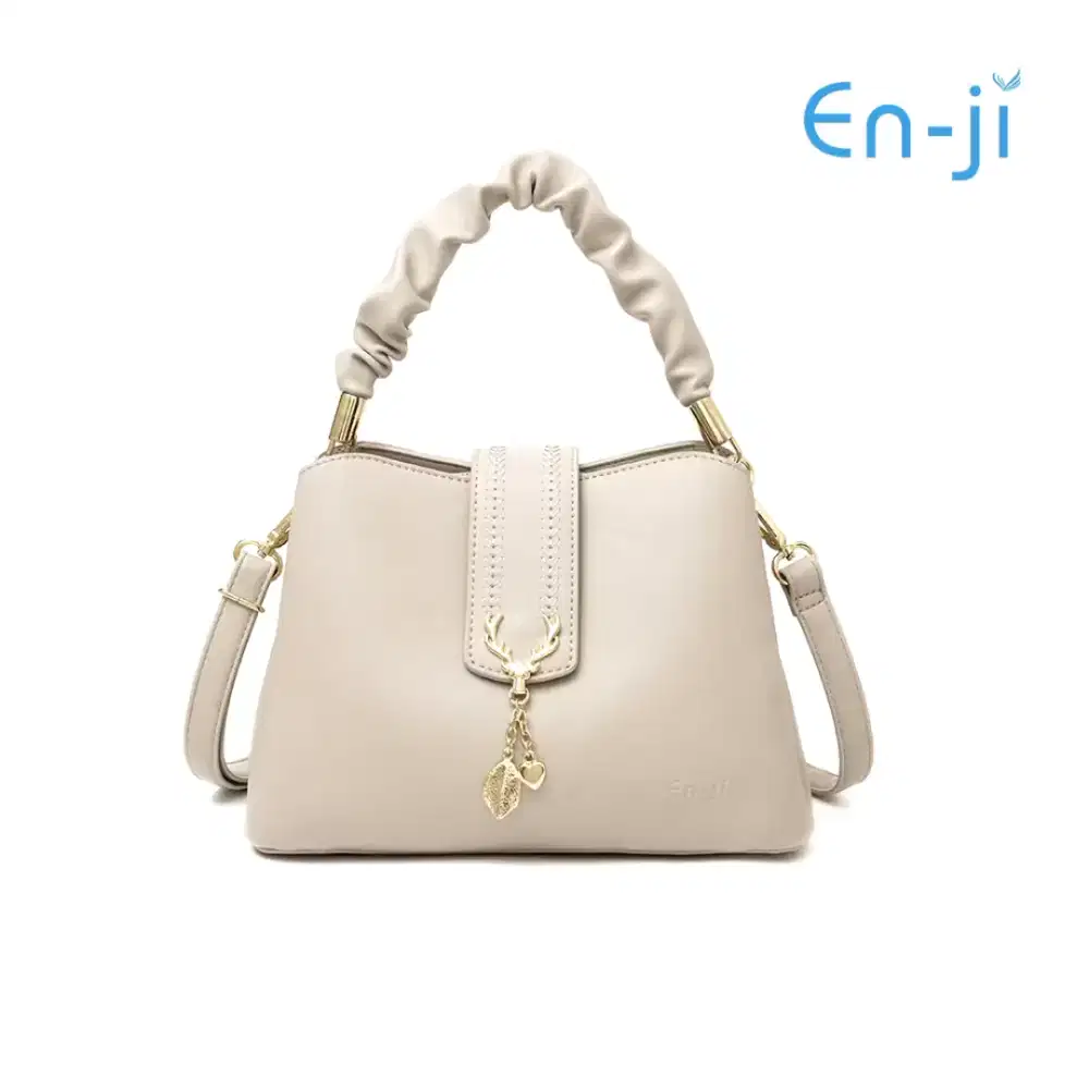 En-Ji Sassi Handbag Ivory
