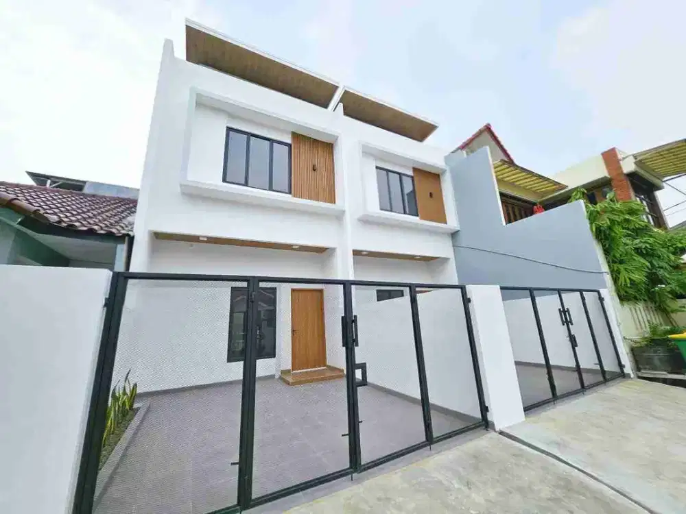 Rumah Baru Model Modern Minimalis di Bulevard Hijau, Harapan Indah Bekasi