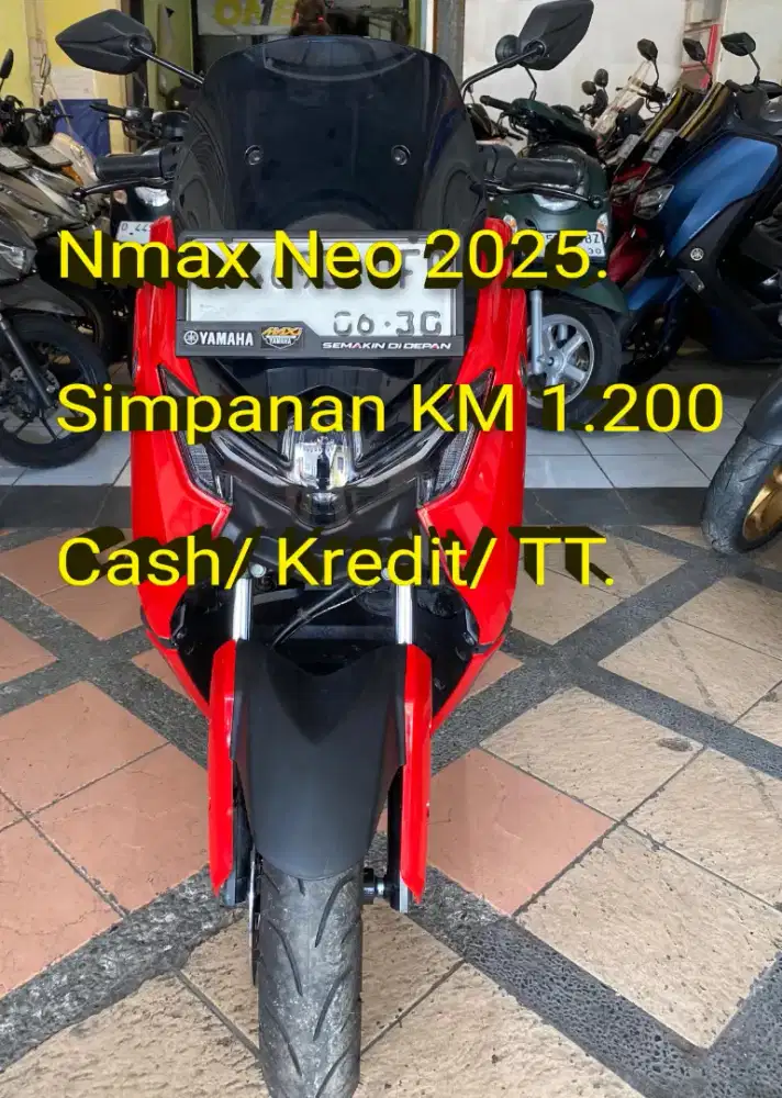 Nmax Neo 2025. Pajak ON. KM Low. Like New. Simpanan. Cash/Kredit/TT