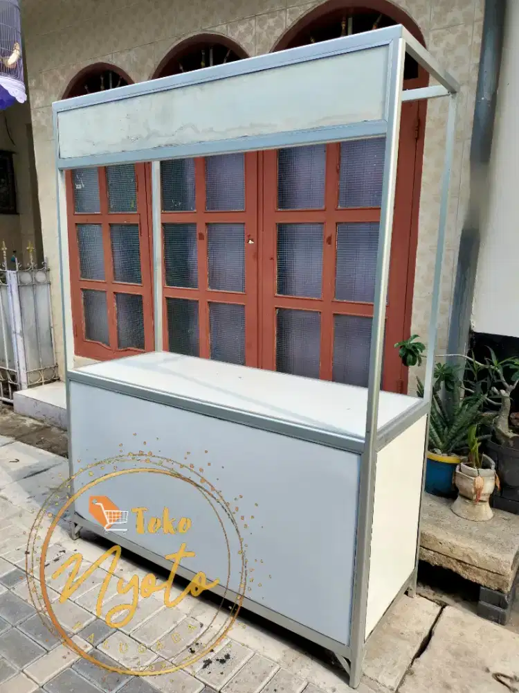 Rombong rangka aluminium second